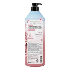 Elegant Kerasys Cherry Blossom Perfumed Shampoo packaging and branding