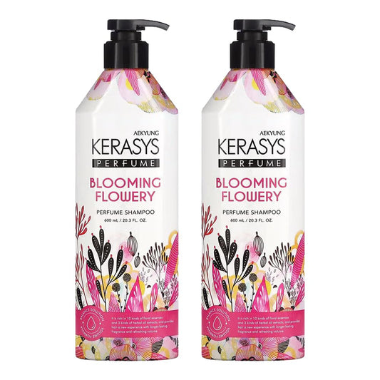 Kerasys Perfume Blooming Flowery bottle with long-lasting floral scent for daily freshness.