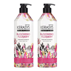 Kerasys Perfume Blooming Flowery bottle with long-lasting floral scent for daily freshness.