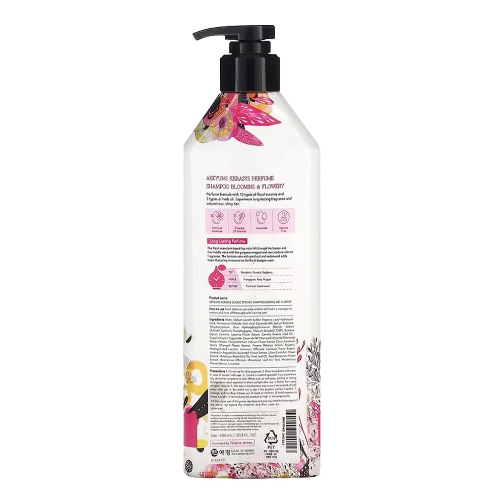 Kerasys Perfume Blooming Flowery packaging box showing premium presentation.