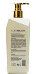KERATIN BAR Organic Shampoo bottle closeup highlights natural ingredients for gentle cleansing