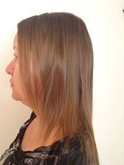 Smoothing result on strands ready for final style.