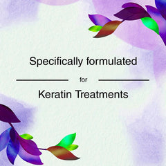 Keratin Research residue-removal shampoo close-up highlights clingy buildup removal.