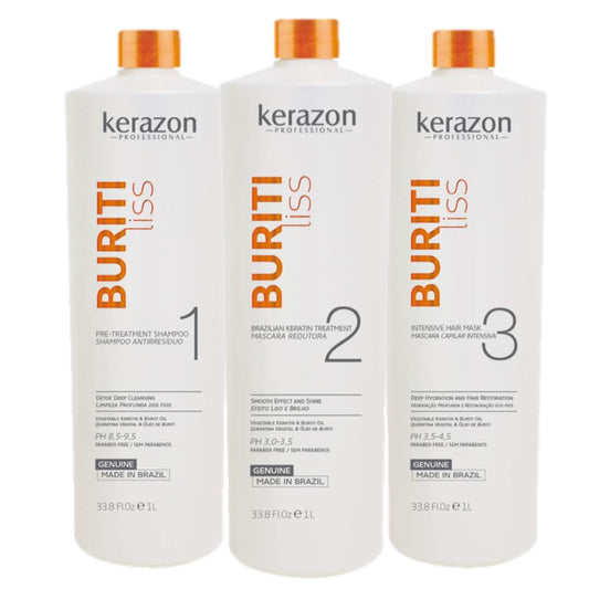 Kerazon Brazilian Keratin Kit with pumps bottle for easy application