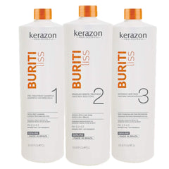 Kerazon Brazilian Keratin Kit with pumps bottle for easy application