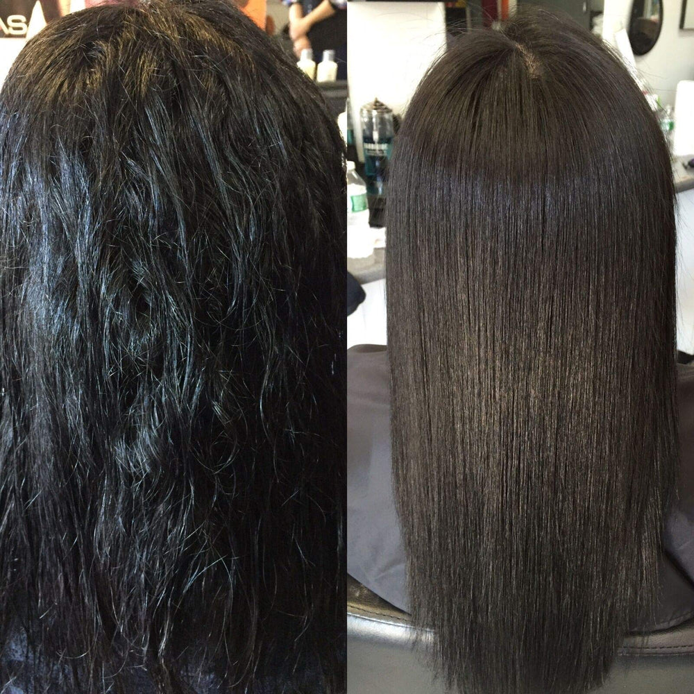 Kerazon Brazilian Keratin Treatment straight hair result