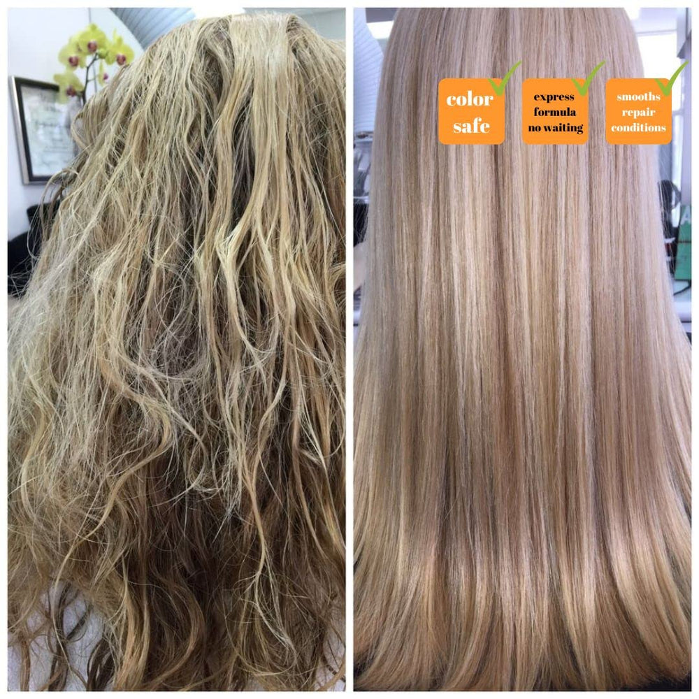 Kerazon Professional salon-like straight and shiny hair after use