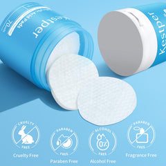 Kestper Skincare routine shot showing easy daily steps with the pads.