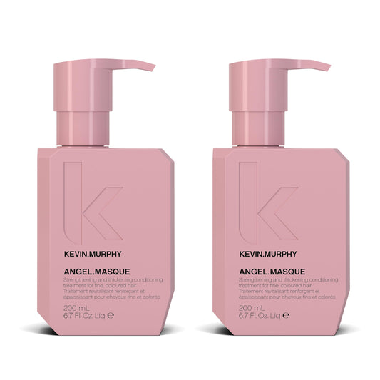 Kevin.Murphy Angel.Masque bottle close-up showing deep conditioning for damaged, fragile hair.