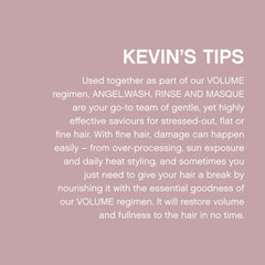 Kevin.Murphy Angel.Rinse antioxidants help shield colour from fading during washing.
