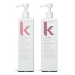 Kevin Murphy ANGEL.WASH bottle demonstrates gentle cleansing for fine, colour-treated hair