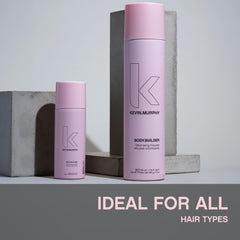 KEVIN.MURPHY BODY.BUILDER styling with memory hold resins creating lasting body