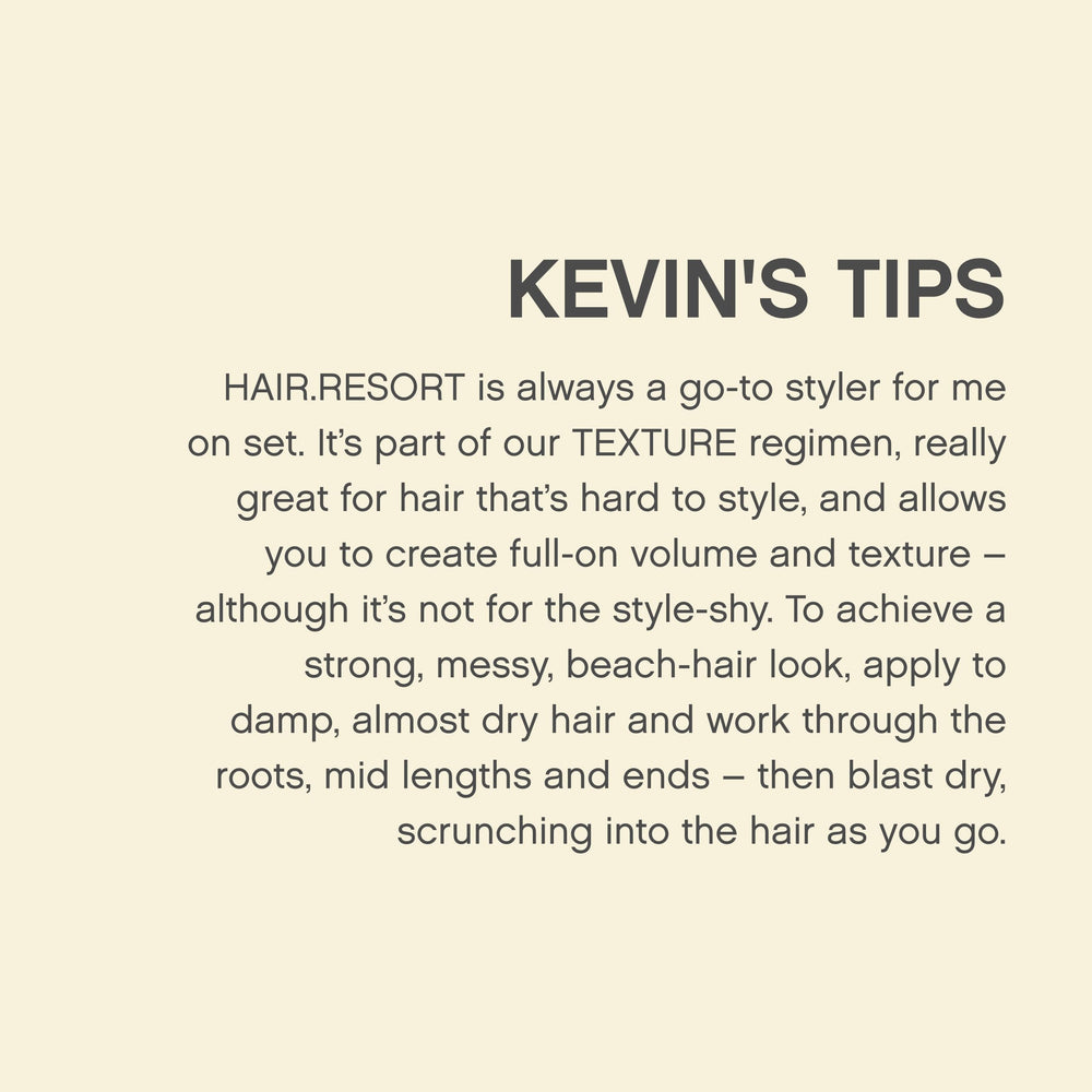 Kevin.Murphy Hair.RESORT sulfate-free formula for all hair types.