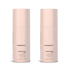 KEVIN.MURPHY SESSION.SPRAY FLEX bottle showing lightweight hold for all hair types