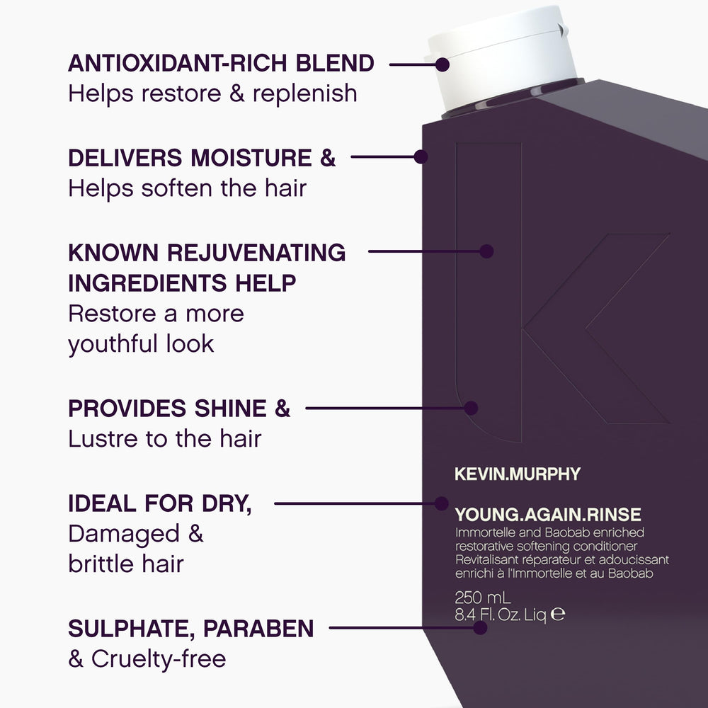 Baobab oil and orchid extract nourish ageing hair for softer feel