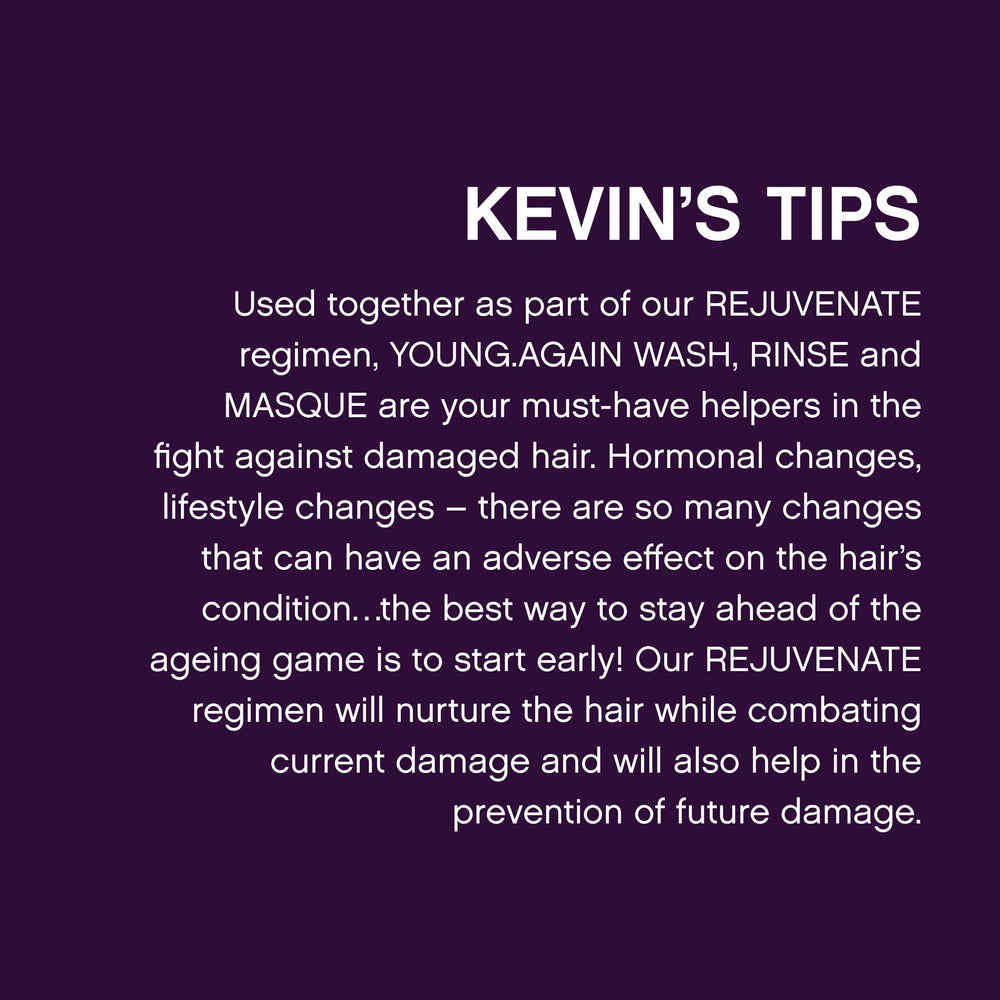 KEVIN.MURPHY YOUNG.AGAIN.RINSE offers cruelty-free, sulphate-free conditioning