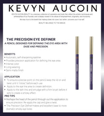 Swatch on skin reveals smooth application and deep pigment payoff.