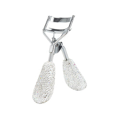 KEYPOWER Bling rhinestone handle eyelash curler for glam curls and precise shaping