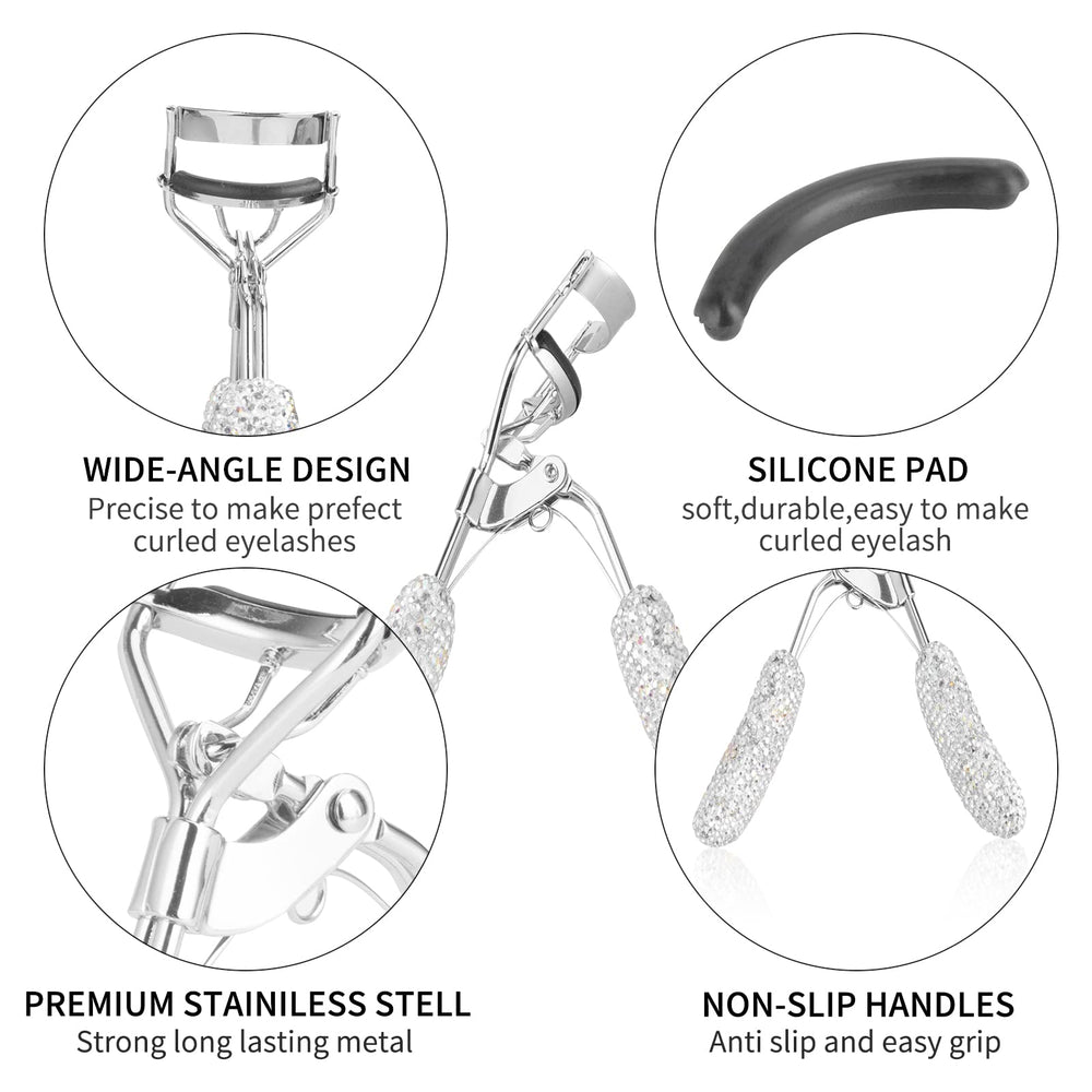 KEYPOWER stainless steel curler body for durable, smooth curling