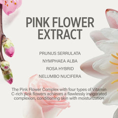 Keyth Pink Flower Tone Up Primer before and after close-up highlighting pore smoothing
