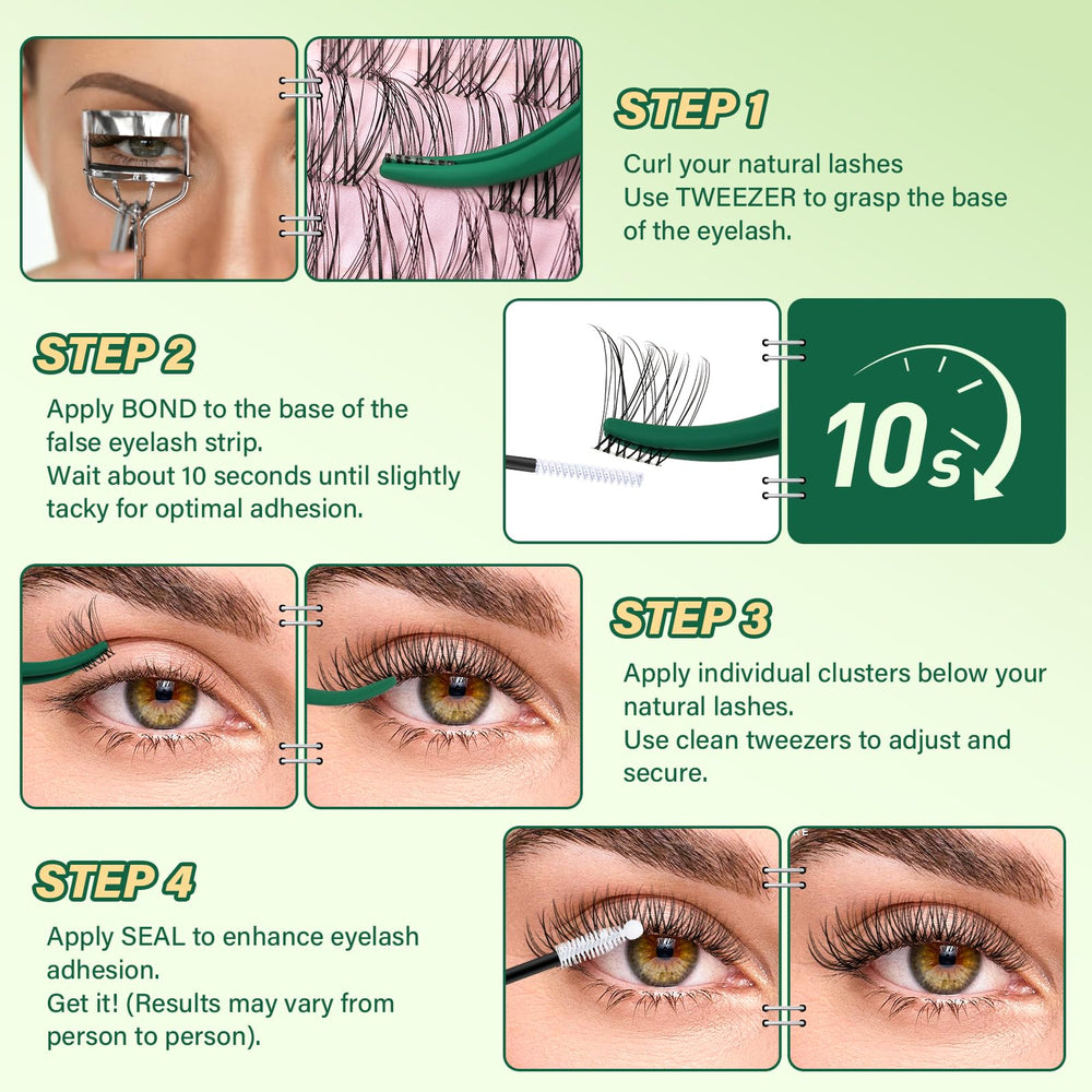 KEYYOU clear lash glue in 5ml pack for precise, salon-like results.
