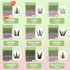 KEYYOU easy-application tweezers guide enables precise lash placement.