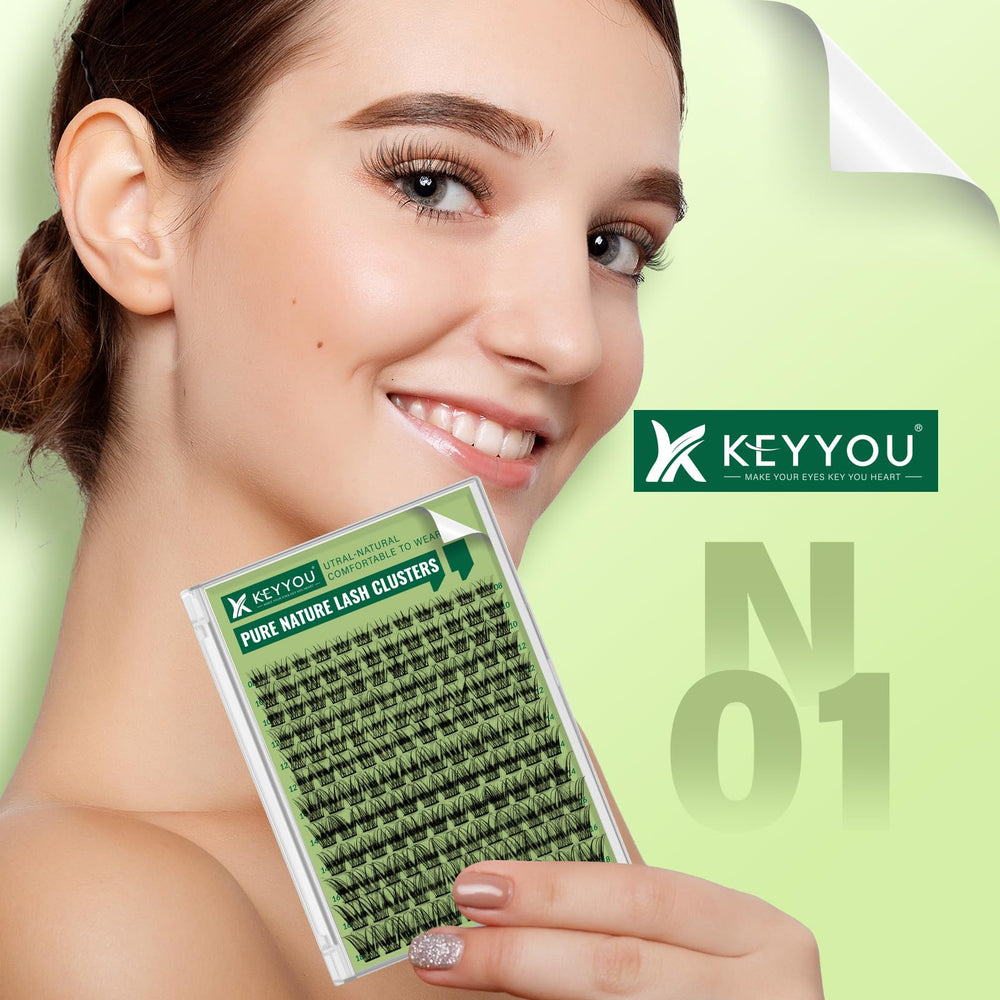 KEYYOU easy at-home diy lashes for personalized styles