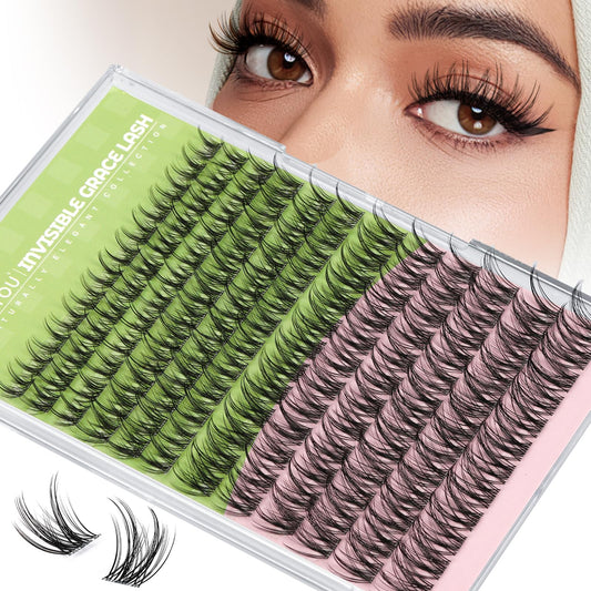 KEYYOU Fairy Angel lash clusters box for a seamless, natural look