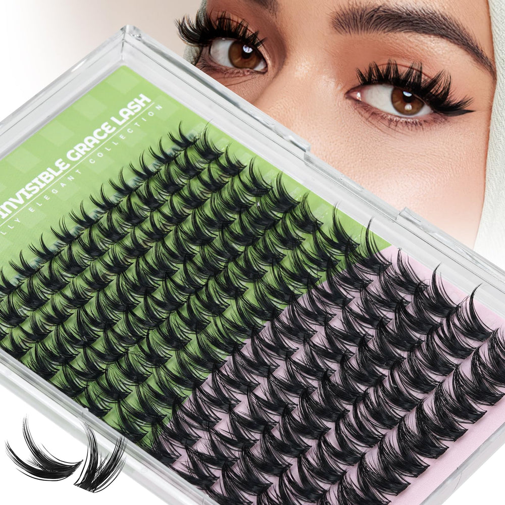 KEYYOU Fairy Wink lash clusters in D curl for a fuller look and easy DIY prep.