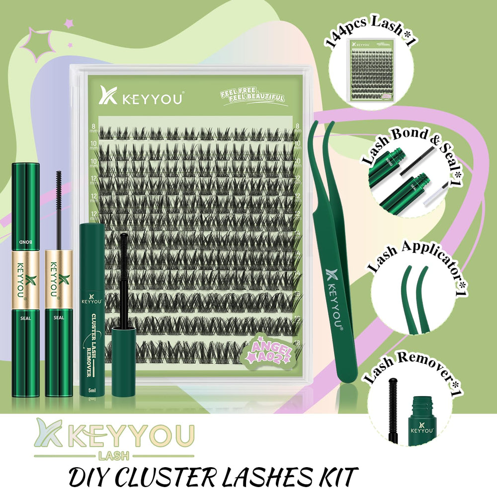 KEYYOU LASH Glue Bottle for secure, long-lasting adhesion