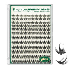 KEYYOU LASH manga clusters 8-18mm collection for customizable natural to dramatic looks