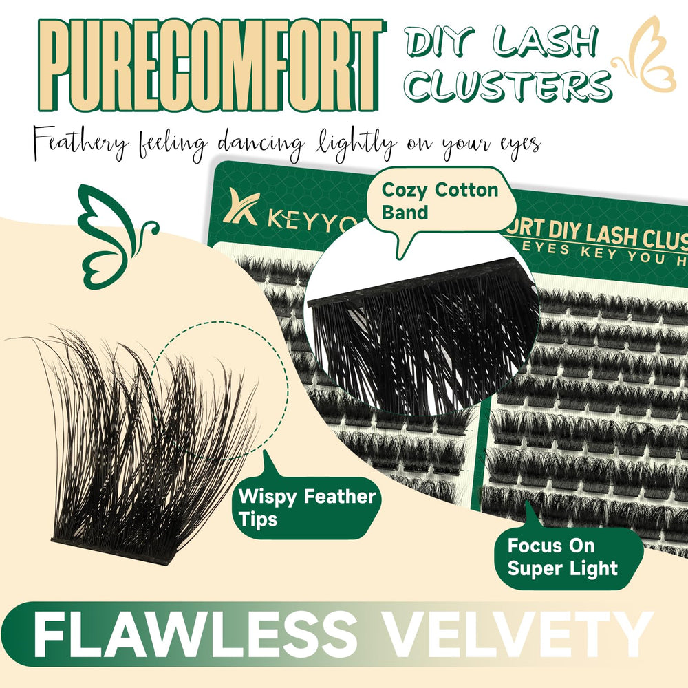 KEYYOU Lash Remover Brush enables gentle, residue-free removal.