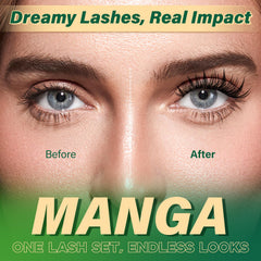 KEYYOU LASH soft-band manga clusters provide lightweight comfort