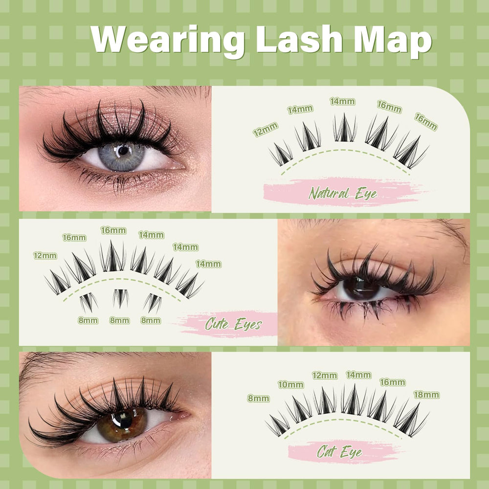KEYYOU waterproof lash extensions suitable for long wear on different occasions.