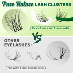 KEYYOU soft lightweight lash material for all-day comfort