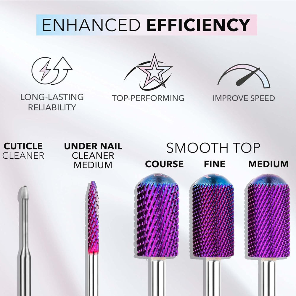 Kiara Sky purple barrel bit for balanced shaping and C-curve