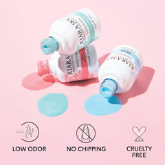 Kiara Sky Berry Pretty wet-application demonstrates even color with minimal coats