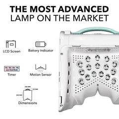 Kiara Sky Beyond Pro II LED UV light delivers efficient curing for gel polishes.