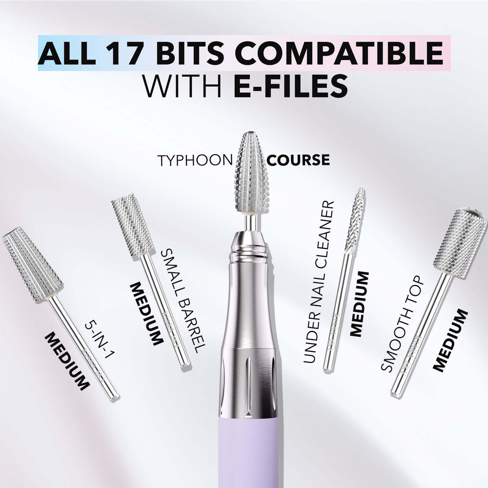 Kiara Sky bidirectional cutting capability supports both-handed nail techs.