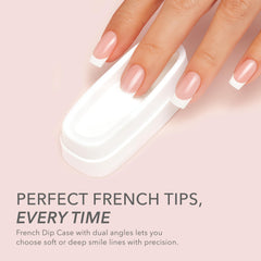 Kiara Sky Dip Powder Case interior with compartments to hold dip powders and tools.