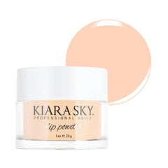 Kiara Sky Dip Powder Nude Tones swatches show natural nude shade for nails
