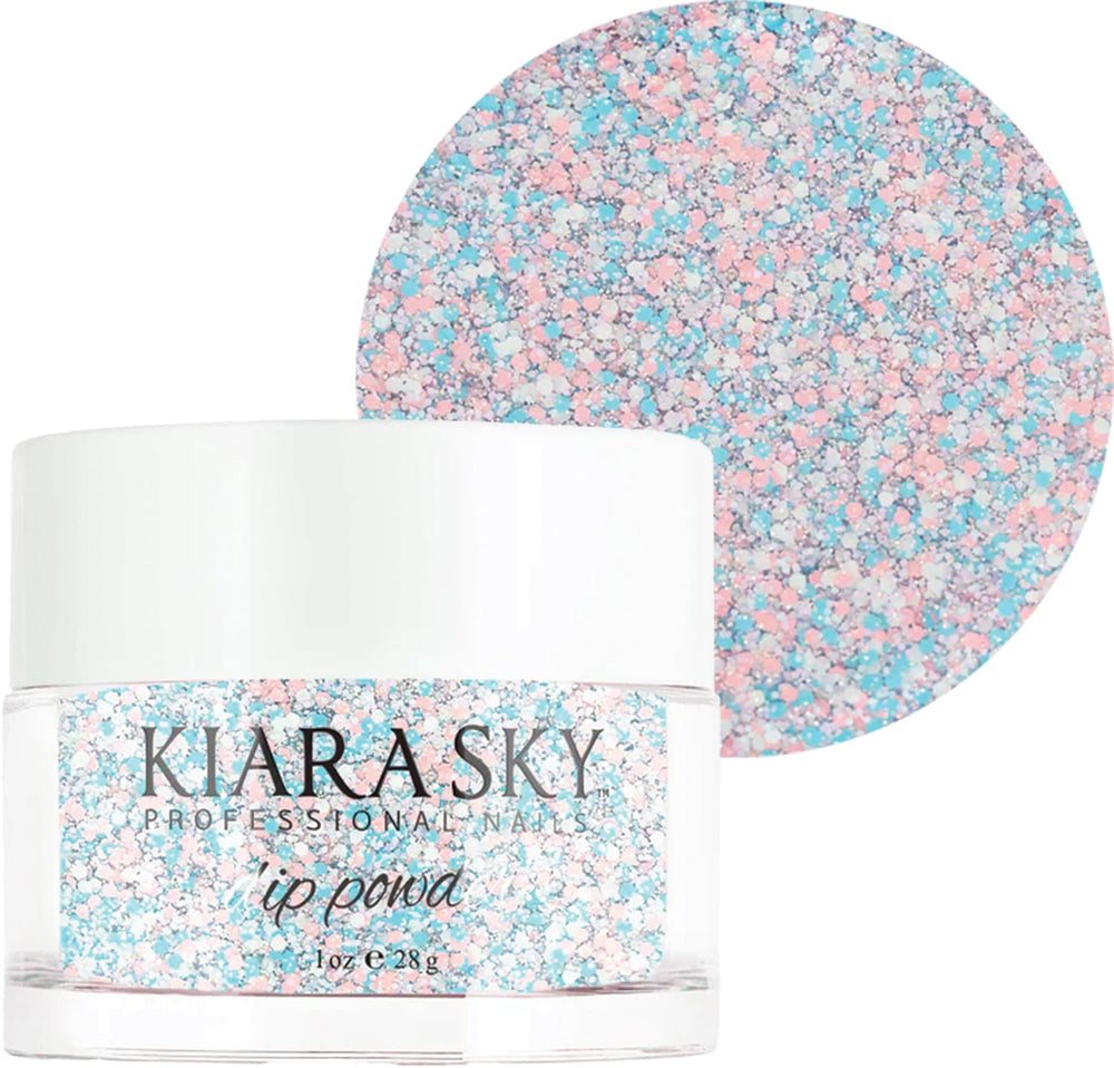 Kiara Sky Dip Powder Pink Tones Wild at Heart jar for lasting color