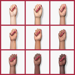 Dipping process with Kiara Sky Socialite powder on nails