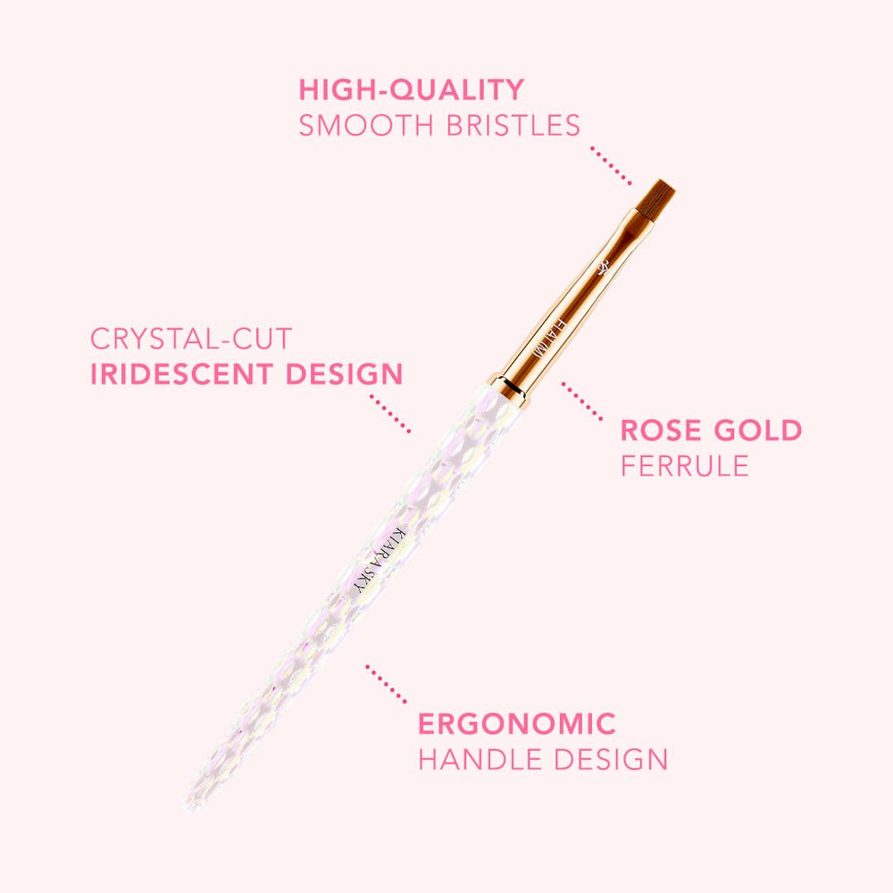 Kiara Sky ergonomic handle design supports comfortable nail art sessions.