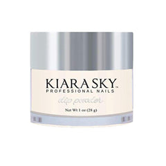 Kiara Sky Glow Collection dip powder bottle showing vibrant color for lasting nails