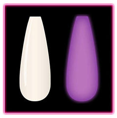 Kiara Sky Glow brush applying dip powder for smooth, easy nail dip