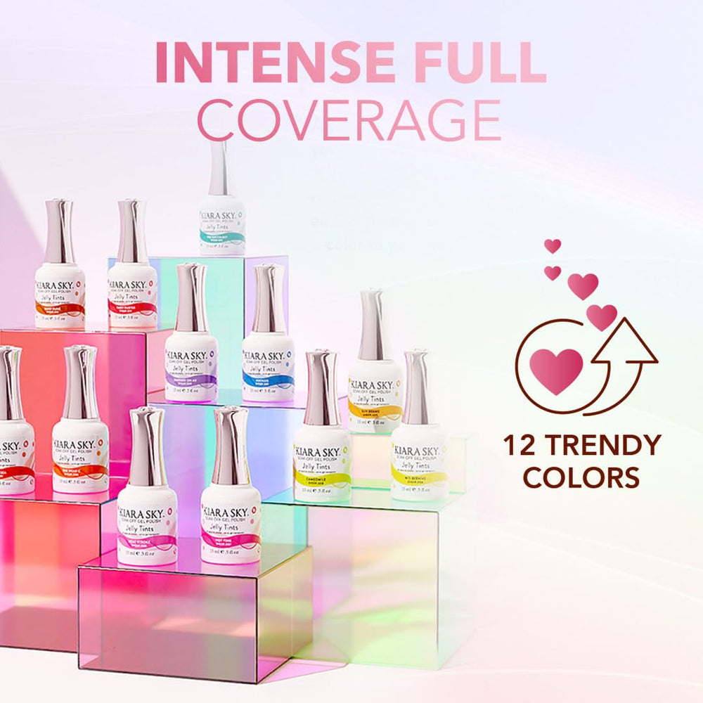 Kiara Sky Jelly Tints packaging is compact and travel friendly