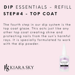 Kiara Sky top coat with mess-free spout for precise application.