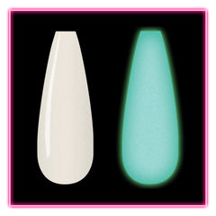 Kiara Sky Love Struck nails during application showing lightweight, smooth coverage.