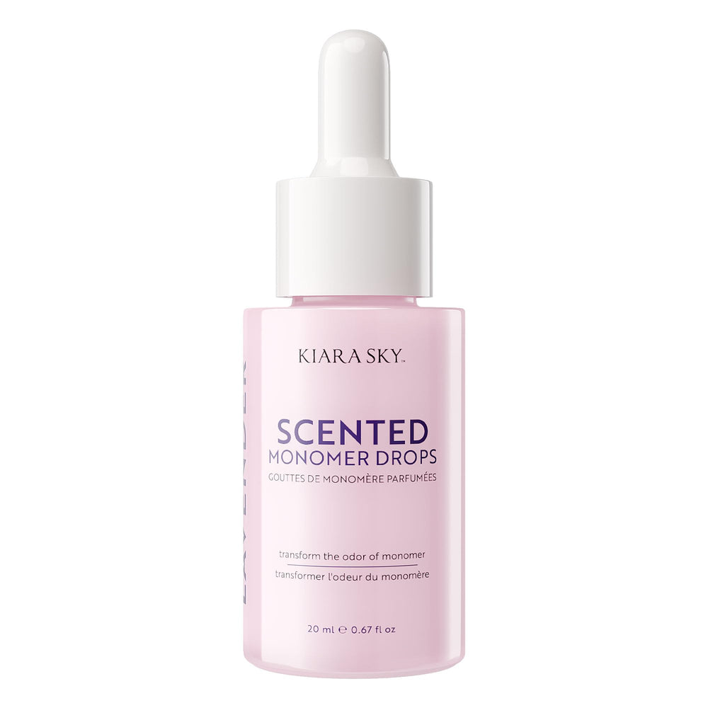 KIARA SKY Monomer Scented Drops bottle with lavender aroma for a cleaner workspace